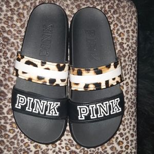 Rare Like New Cheetah Pink Vs slides